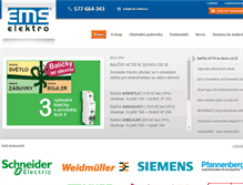 Tablet Screenshot of ems-elektro.cz